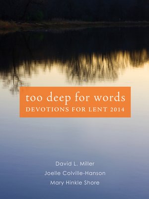 cover image of Too Deep for Words